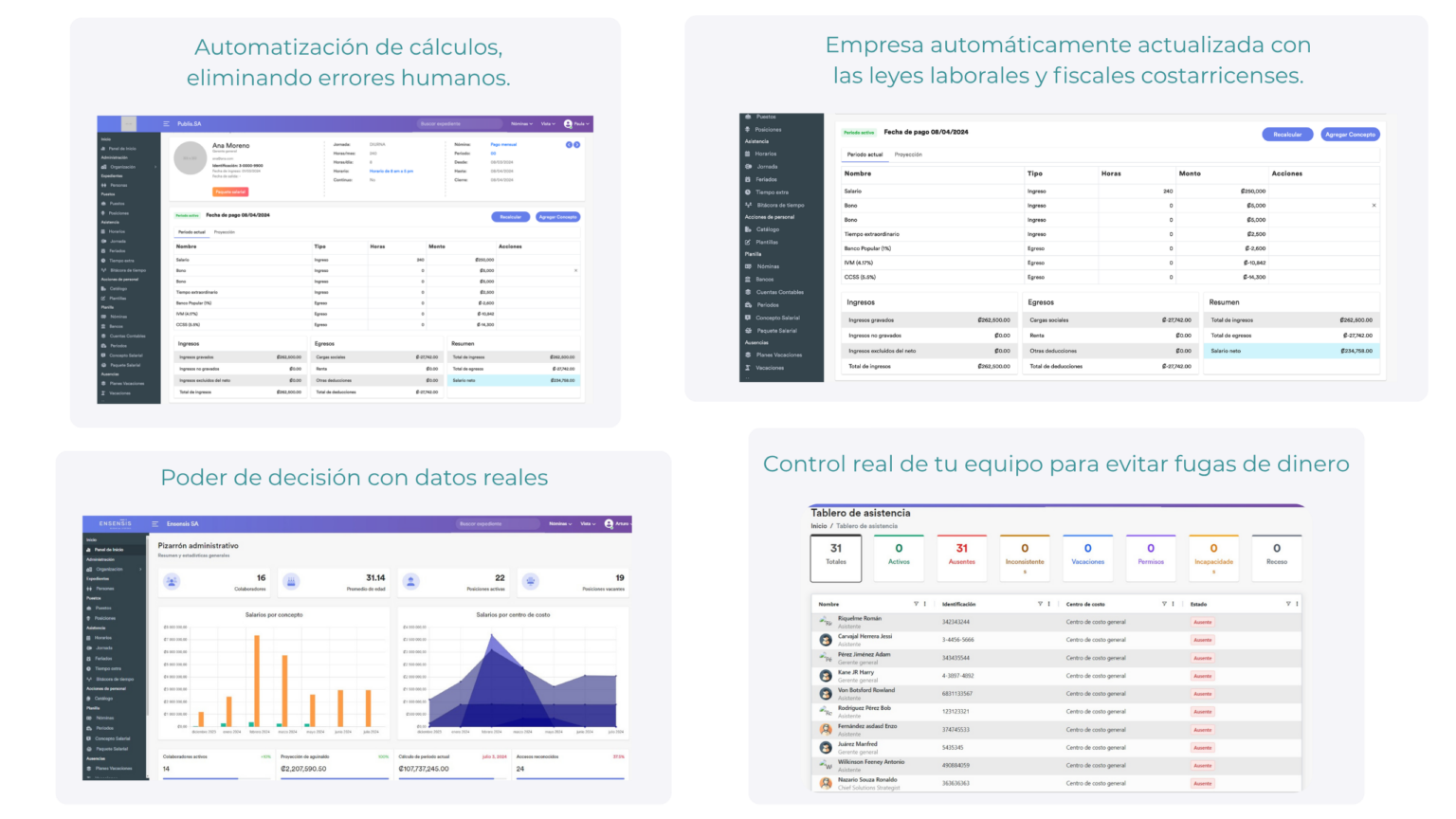 👉 Software de planilla Costa Rica | Talentify sin errores